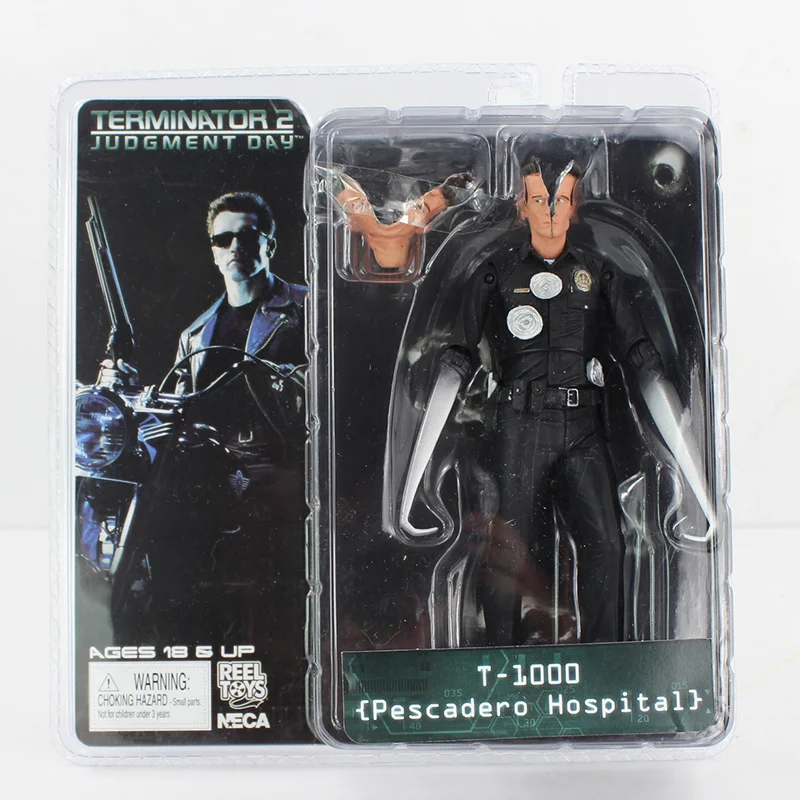 NECA Терминатор игрушечных пластиковых экшн фигурок T 800 Шварценеггер ПВХ