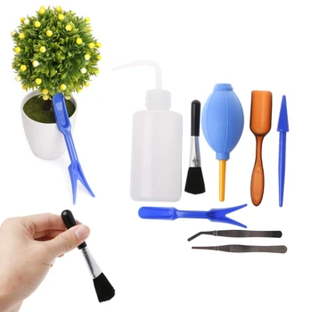 

8Pcs Mini Gardening Hand Tools Set Succulent Plants Watering Bottles Miniature