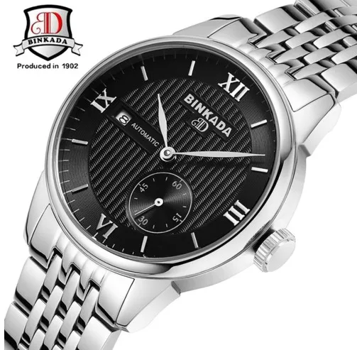 Часы мужские автоматические из нержавеющей стали 50 м|reloj automatic|reloj relojreloj men |