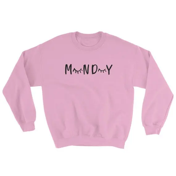 Skuggnas Monday Sweatshirt Aesthetic Sweatshirt High quality Casual Tops Long Sleeve Fashion Tops Tumblr Tops Drop ship Skuggnas Monday Sweatshirt Aesthetic Sweatshirt High quality Casual Tops Long Sleeve Fashion Tops Tumblr Tops Drop ship