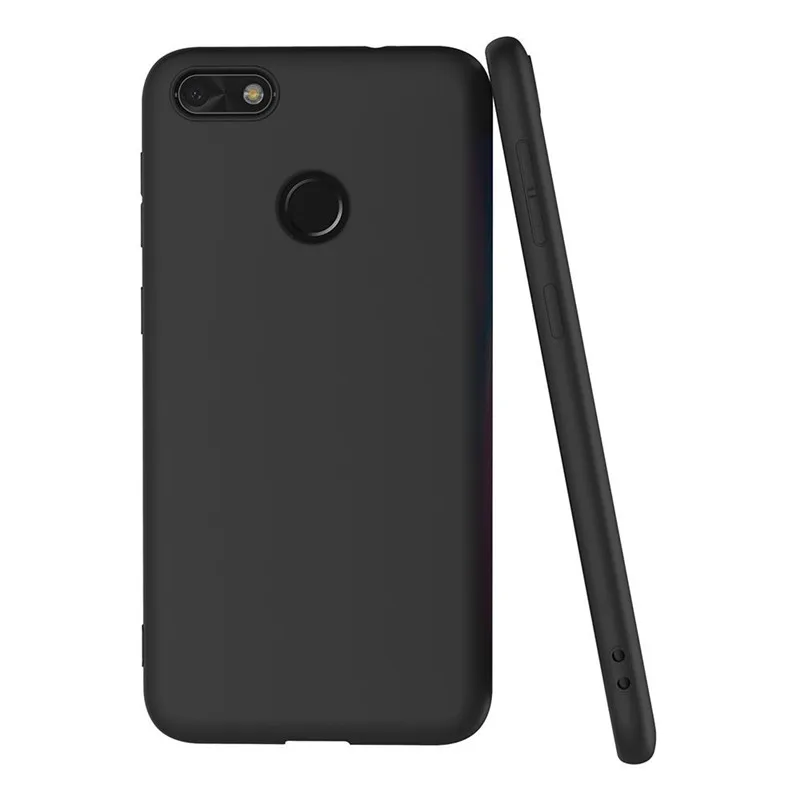 For Huawei Y6 Pro 2017 Case Huawei Y6 Pro 2017 Case Soft Silicone Back Cover Phone Case For Huawei Y6Pro 2017 funda capas Black (6)