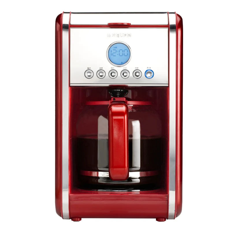 

220V Semi Automatic Intelligent Coffee Maker American Coffee Machine Bookable 12 Cups Automatic Heat Preservation Drop Coffee