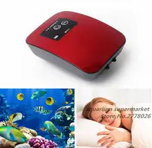 AC en DC Lithium batterij opladen tweeërlei gebruik mute waterdichte luchtpomp voor aquarium ultra stille aquarium toename zuurstof pomp