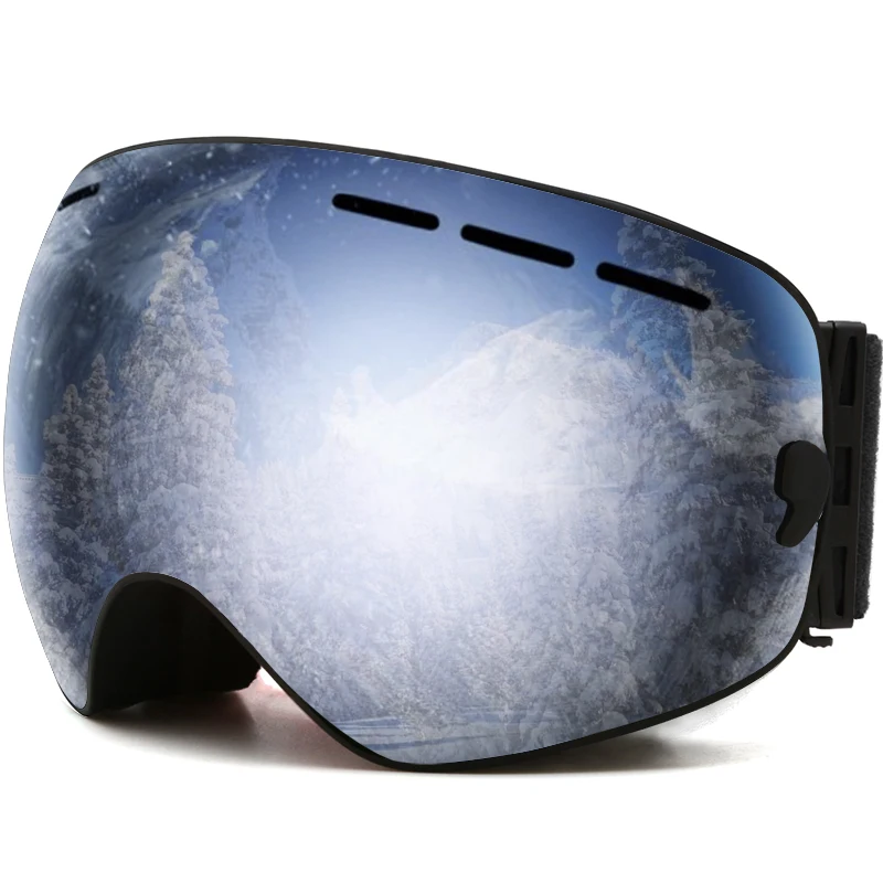 Ski Goggles, Lens Snow Goggles for Men Women 100 UV Protection,OTG