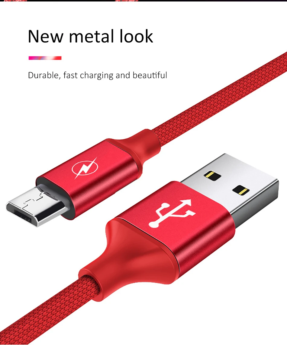  Micro USB Fast Charging&Sync Data Cable Andriod For Samsung S6 Xiaomi Redmi Note 4 4X Phone Short Charger Cables 0 (2)