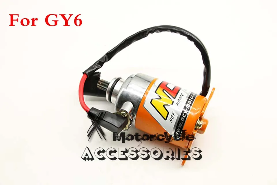 

Performance High Torque Needle Bearing Style Electric Starter Motor for Scooter ATV QUAD GO KART GY6 125 GY6 150 152QMI 157MJ