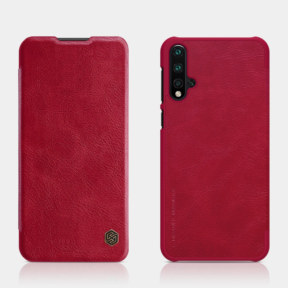 Чехол для huawei Nova 5 NILLKIN QIN из искусственной кожи с роскошным карманом для карт huawei Nova 5 Pro Nova 5i откидная крышка