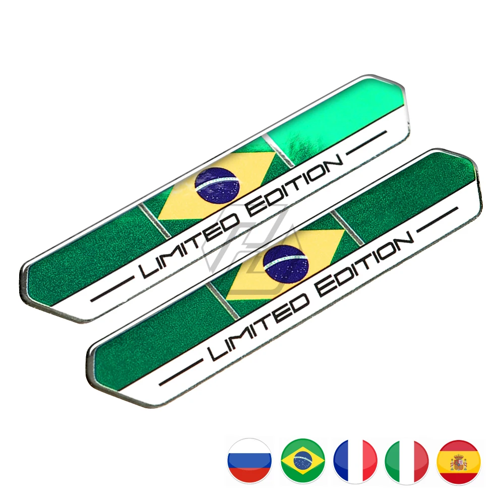 

Brazil Italy Flag Limited Edition Decal Sticker Motorcycle Tank Case for Aprilia Ducati Yamaha Honda Suzuki Kawasaki KTM Benelli