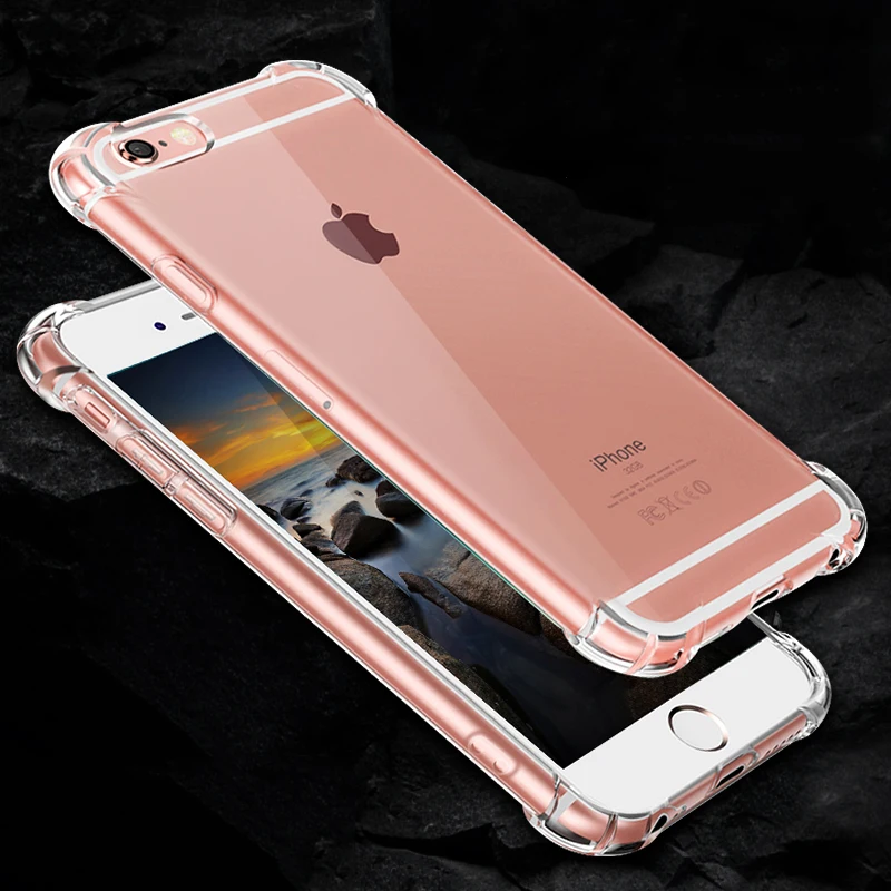 Suntaiho Mobile Phone Case Cover For Apple iPhone 7 Plus Crystal Clear Shock Absorption Soft TPU Cover Case for iPhone 7 6 6s Suntaiho Mobile Phone Case Cover For Apple iPhone 7 Plus Crystal Clear Shock Absorption Soft TPU Cover Case for iPhone 7 6 6s