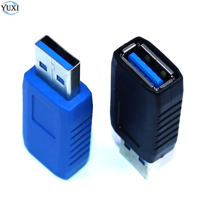 

YuXi Fast Speed USB 3.0 Type A Male to Female Connector Plug Adapter USB 3.0 Converter for Laptop U Disk USB Flash Drive