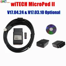 2018 Newest V17.04.24/V17.03.10 Version Witech MicroPod 2 OBD2 Diagnostic Tool witech MicroPod 2 with Multi-Languages Scanner
