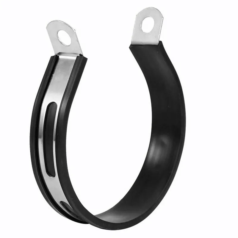 11cmx2cm black Motorcycle Exhaust Muffler Silencer Hanger Hanging Clamp