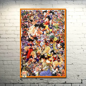 

Goku- Dragon Ball Z 2015 Anime Game Art Silk Fabric Poster Print 13x20 24x36inches Pictures For Living Room Decor 044