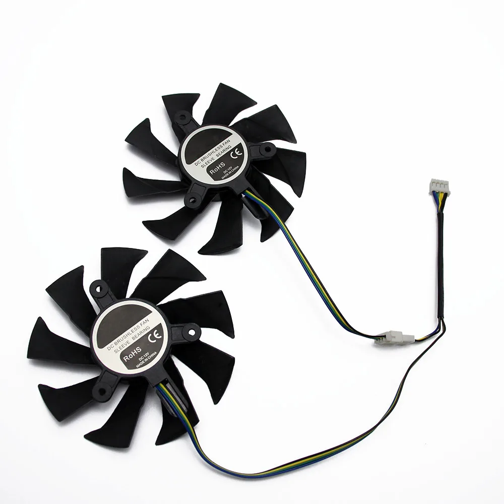 New 85mm DC 12V 4Pin VGA Cooler Fan Replacement For Zotac GTX1060 6Gb OC GTX 1060 3GB  Graphics Video Card Cooling Fans