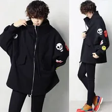 New Arrival Women Winter Hoody Sweatshirt Large Size Loose Women Printed Skull long Sleeve tops