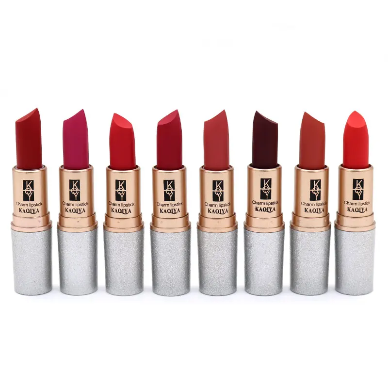 Us 3119 20 Off8 Colors Makeup Waterproof Mate Women Lipstick 12pcs Wholesale Portable Mini Rouge A Levre Matte Longue Tenue In Lipstick From