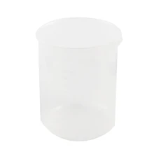 SOSW-прозрачный белый пластиковый 50 мл мерный стаканчик для муки, сахарной жидкости