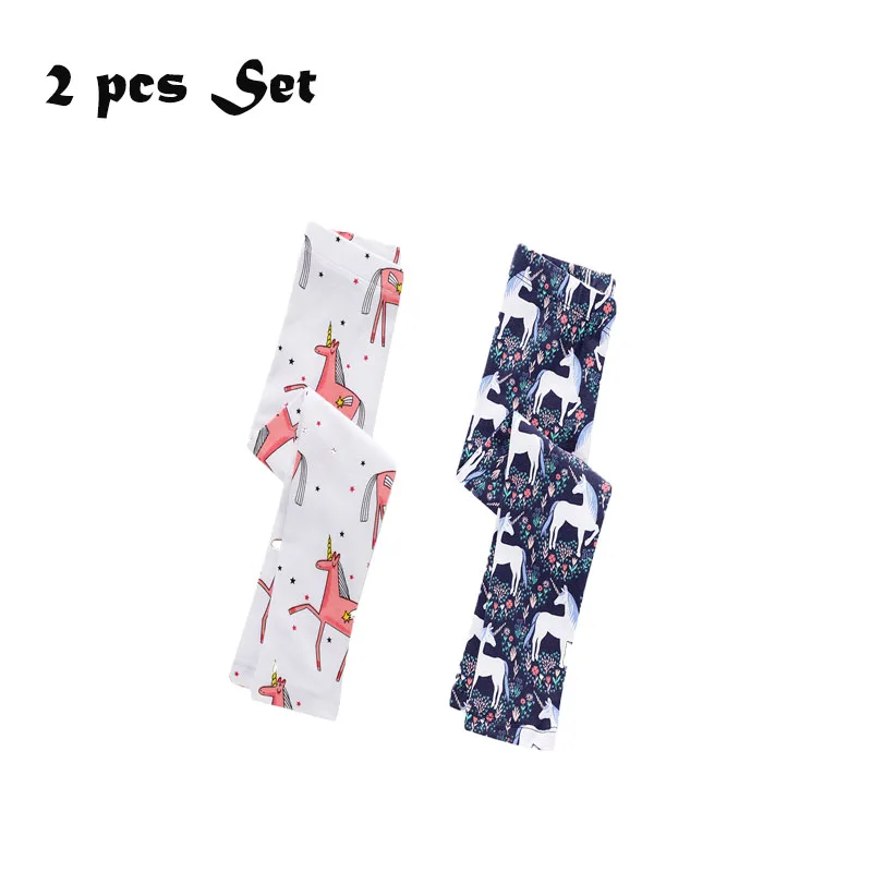

Jumping Meters Unicorns Girls Leggings Pants Baby Pencil Pants Skinny Girls clothing Animals Children Leggings for Girls 2PCS