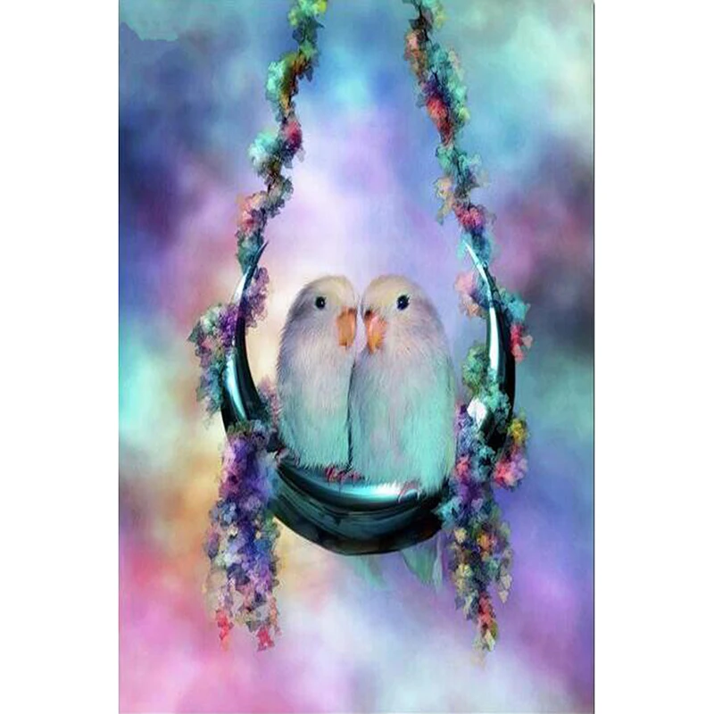 

Zhui Star Full Square Drill 5D DIY Diamond Painting "Bird" handmade 3D Embroidery Arts Cross Stitch Mosaic Decor gift