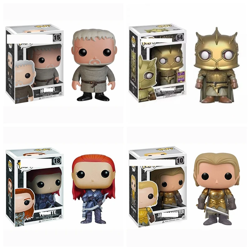 Новая популярная Игра престолов Arya Stark Night King Drogon Viserion Ygritte Hodor Jon Snow brinquedos игрушки