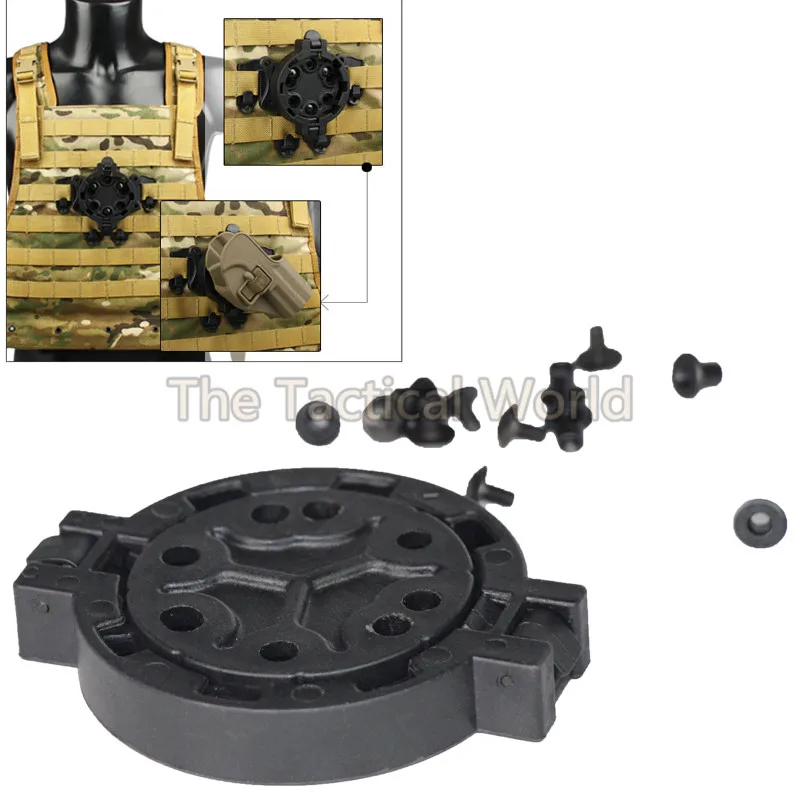 Тактическая кобура для охоты страйкбол крепление SERPA черный загар быстроразъемный комплект QD адаптер кобуры аксессуары 360 градусов углы