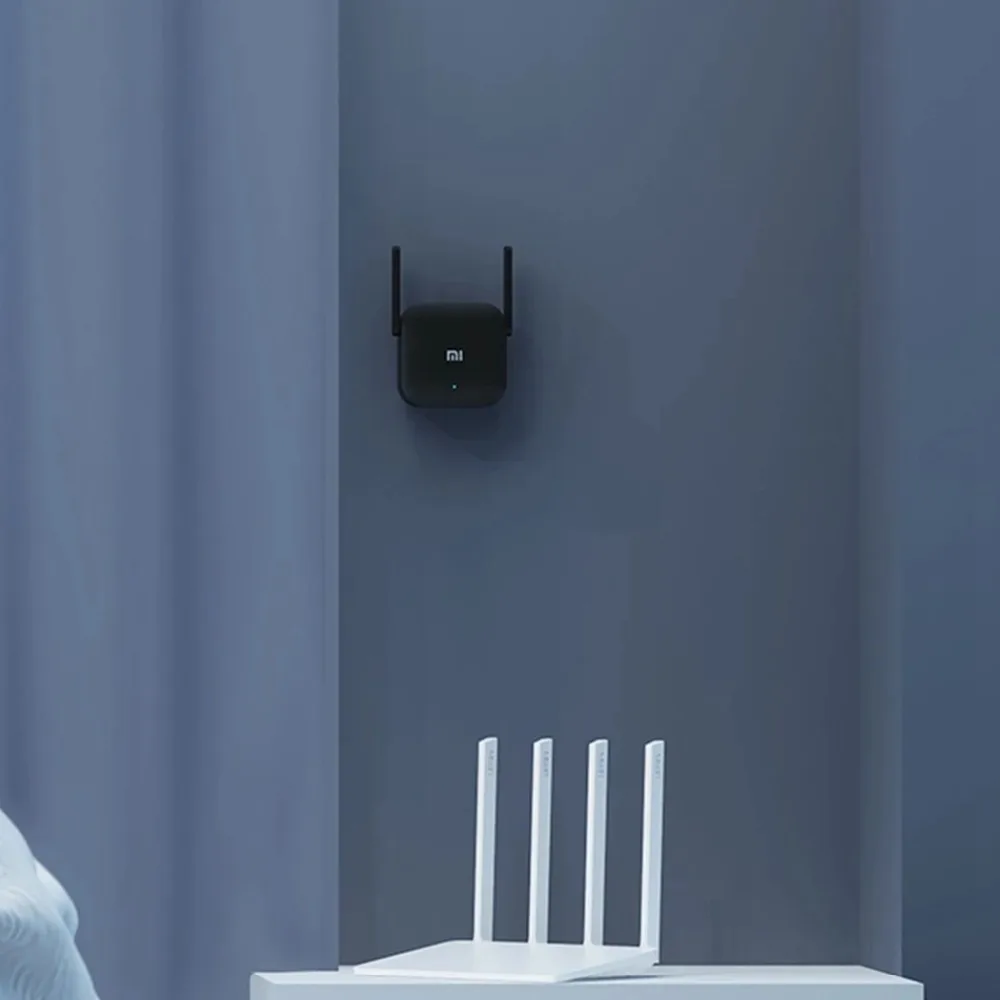 wifi amplifier 5ghz Tiểu Mi Bộ Khuếch Đại Pro 300Mbps Amplificador WI-FI Repeater Wifi Tín Hiệu Bao Da Mở Rộng Repeater 2.4G Mi Không Dây Đen router best budget wifi signal booster