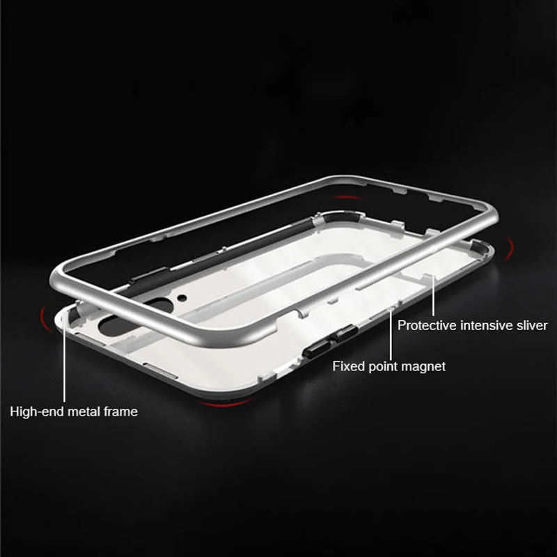 Металлический магнитный чехол для Xiao mi Red mi Note 7 6 5 Pro 6A чехол s Xio mi Pocophone F1 закаленное стекло для Xiaomi mi 9 8 SE бампер