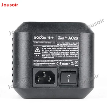 

Godox AC26 AC Power Unit Source Adapter with Cable for AD600PRO Outdoor Flash CD05 Y