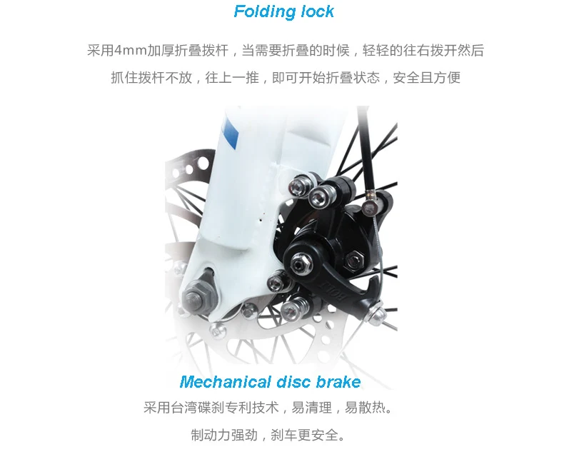 Perfect Freeshipping Folding mountain bike 24 inch 26 inch double disc brakes double shock 21 speed students adult men and women cycling 23