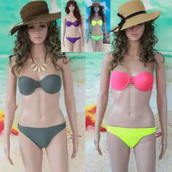 

Free Shipping Hot Sale Sexy Bikini Sets Beach Swimwear 4 Colors 4F4356 S,M,L Sexy Swimwear For Lady Brand Quality Bikini