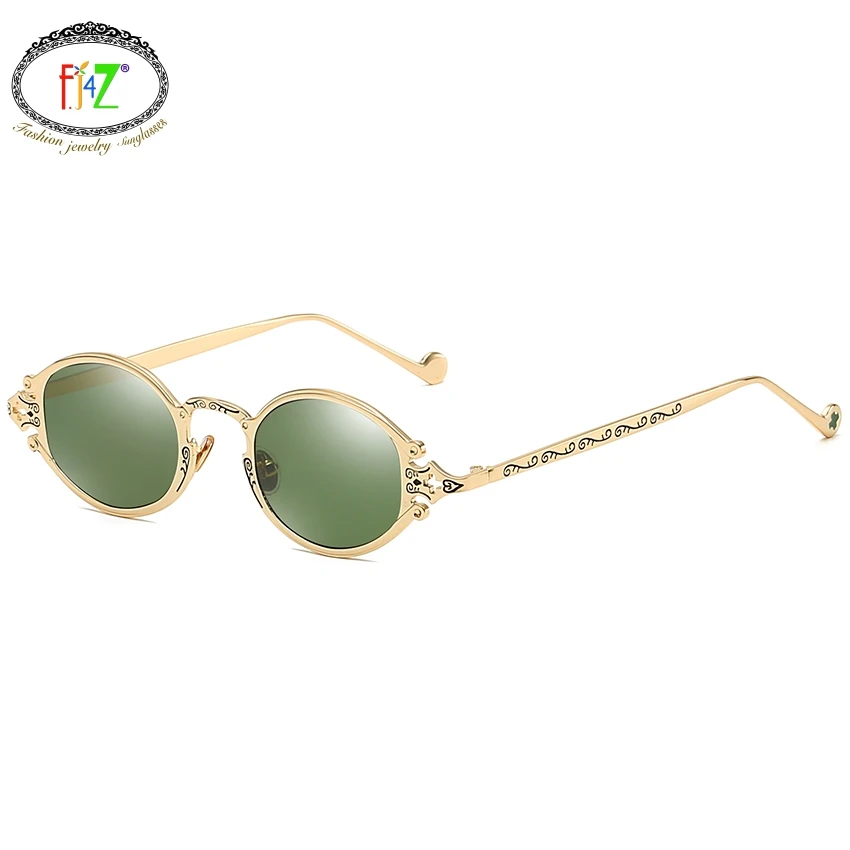 F. J4Z модные панк Солнцезащитные очки для женщин модные крутые винтажные мужские овальные очки для глаз женские защитные очки Oculos De Sol UV400