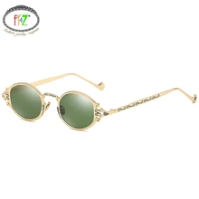 F. J4Z модные панк Солнцезащитные очки для женщин модные крутые винтажные мужские овальные очки для глаз женские защитные очки Oculos De Sol UV400
