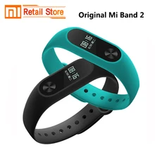 Original Global Version Xiaomi Mi Band 2 Heart Rate Fitness Tracker Smart Wristbands OLED Screen IP67 Waterproof Mi Band2