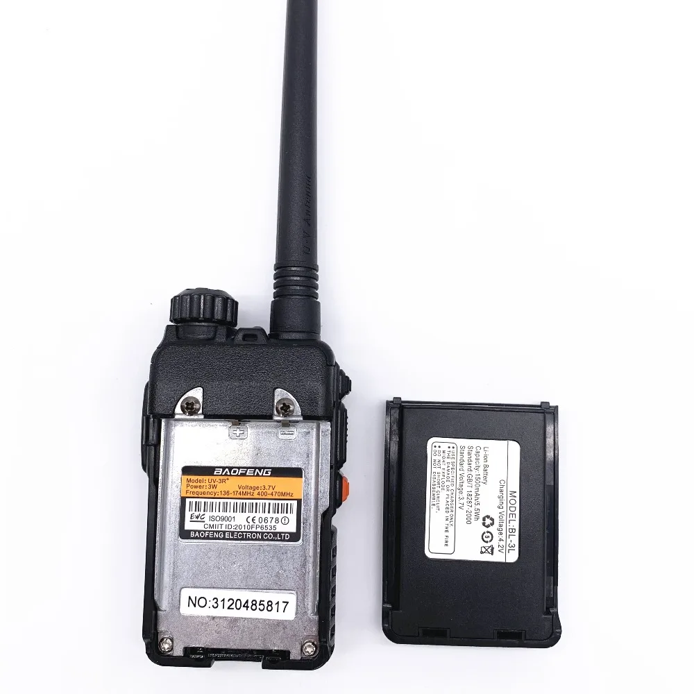 Baofeng UV-3R Plus портативная рация UHF VHF Mini UV 3R+ Портативная CB радио VOX фонарик FM приемопередатчик радиоприемник Amador UV3R