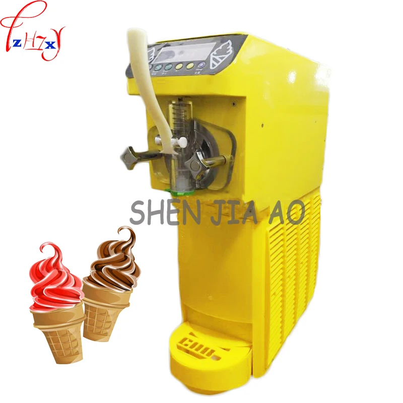 

black /yellow Commercial Soft Ice cream machine MK-4800 Ice cream maker 16L / H Professional Stainless steel Yogurt machine 1pc