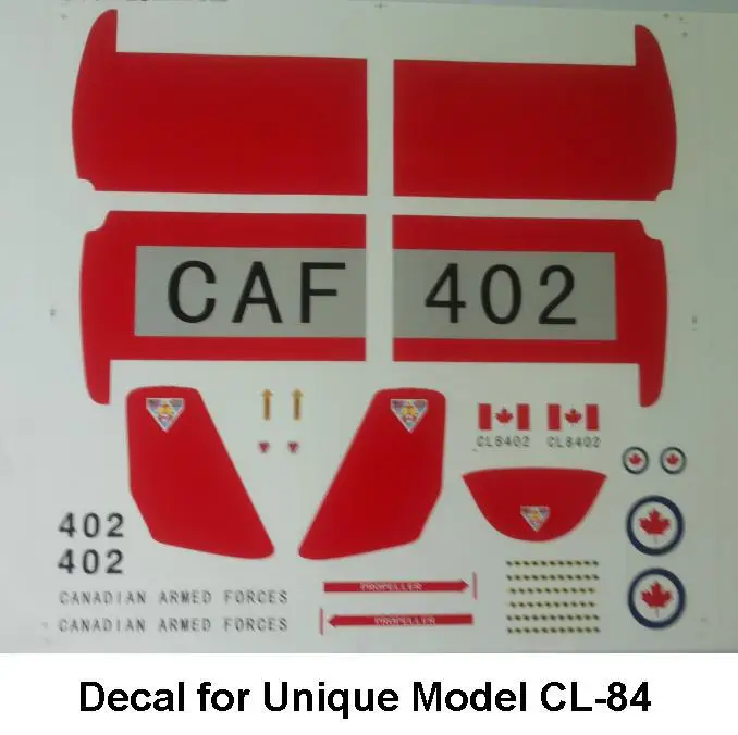 

Decal / Sticker for Unique Model CL-84