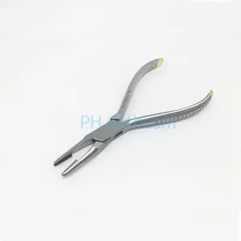 

Vet Orthopedic Instruments**Flat Nose Pin-Pulling Plier with TC, Golden Handle**Pins and Wires Instruments