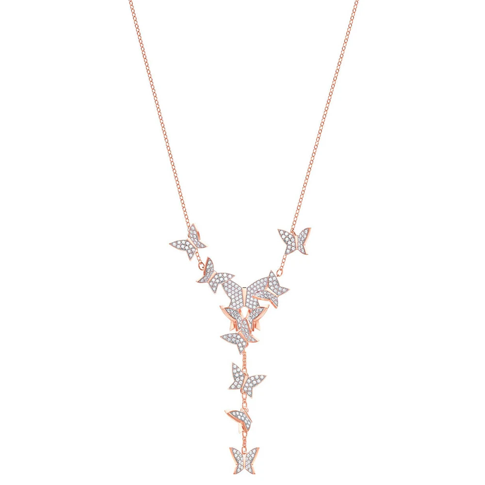 

SWA RO 2019 New LILIA Y-Necklace Original 1:1 Female Elegant and Vivid Butterfly Send Mom Girlfriend Romantic Birthday Gift