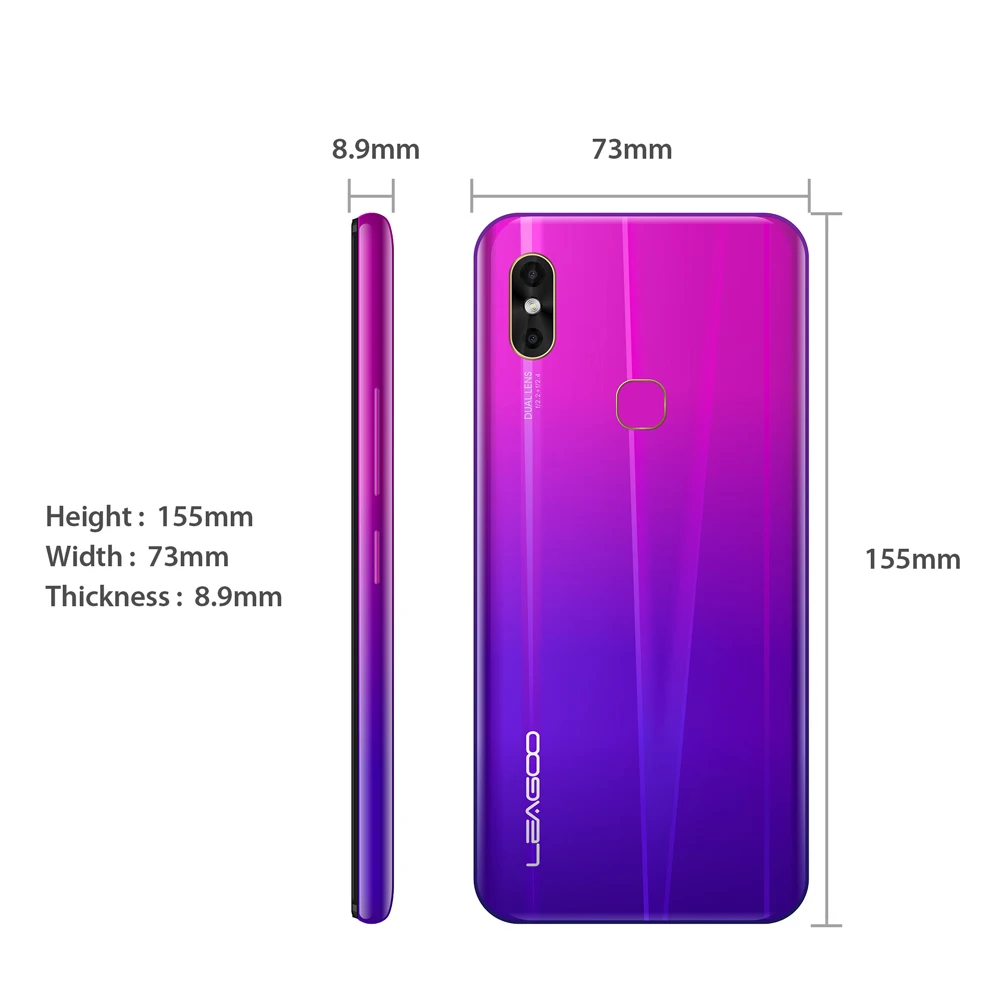 LEAGOO M13 смартфон с 6 1 дюймовым дисплеем четырёхъядерным процессором MT6761 ОЗУ 4 Гб