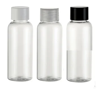 

50ml empty Plastic Bottle, clear pet bottle with transparent cap plastic bottle