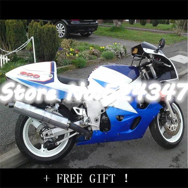 

Hey-Bodywork For A GSX-R600 96 97 GSX R600 GSXR 600 98 99 00 GSXR600 96 1996 1997 1998 1999 2000 Fairing Blue White for Suzuki