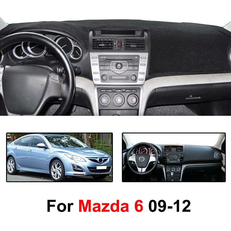 Коврик для приборной панели Mazda 6 Mazda6 2009 2010 2011 2012 защита от грязи солнца