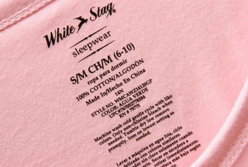 white stag cotton nightgowns