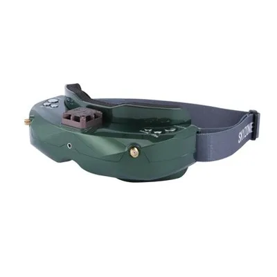 SKYZONE SKY02X 5,8 ГГц 48CH FPV очки Поддержка 2D/3D HDMI для отслеживания головы с вентилятором DVR камера для RC Самолет гоночный FPV Дрон - Цвет: Зеленый
