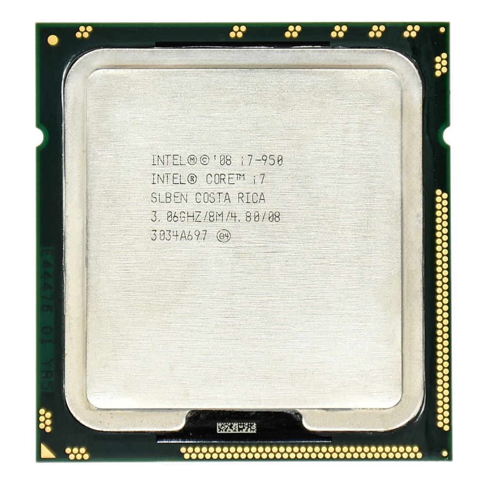 Четырехъядерный процессор lntel I7 950 3 06G 8M Cache 130 Вт 45 нм LGA1366 десктопный