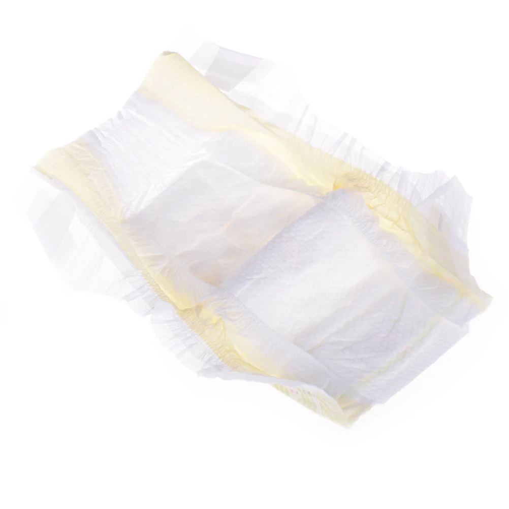 Одноразовые мягкие маленькие милые подгузники для новорожденных, белые тонкие подгузники, подходят для ребенка 43 см, подарок для детей, 1 шт