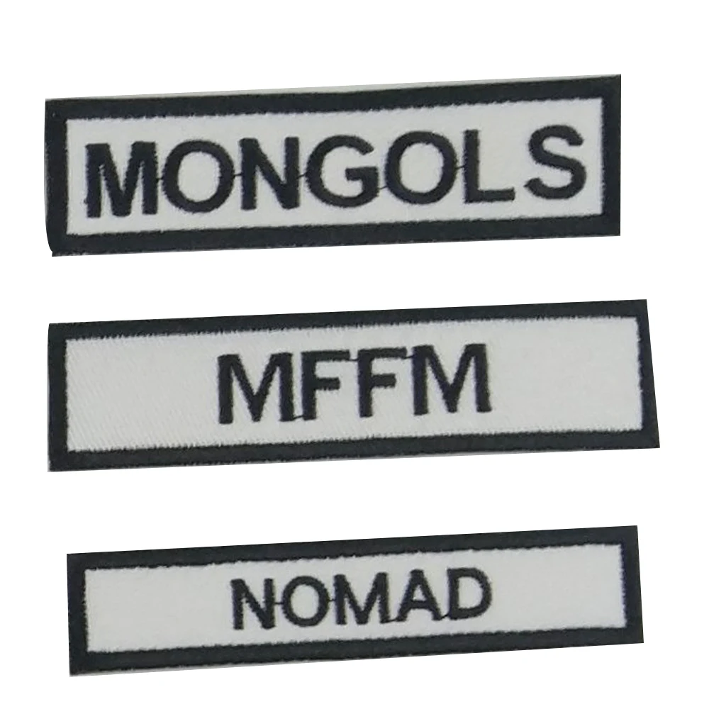 Mongols патч Nomad MC куртка набор патчей Байкер большая задняя мотоциклетная куртка одежда Rider значки нация MFFM аппликации наклейка