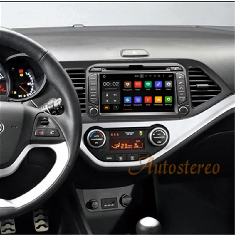 

7 Inch Android 7.1 5.1 Car GPS DVD Player Sat Nav Radio for KIA PICANTO MORNING 2011-2016