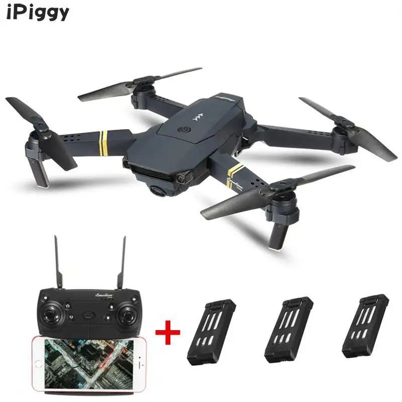 Квадрокоптер RTF Дрон E58 Wi-Fi FPV с широкоугольной HD камерой Режим высокой фиксации