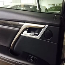 WELKINRY Авто покрытие Стайлинг для Lexus RX ABS Хромированная дверь внутренняя дверная ручка чашка чаша Литье отделка